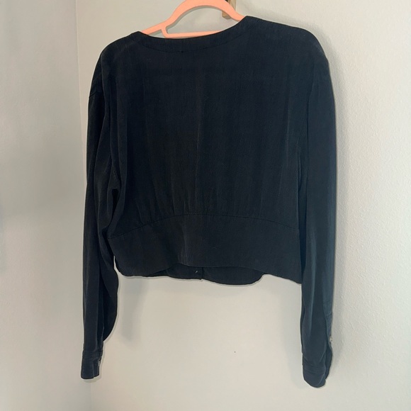 Madewell Black Button-Up Blouse - Picture 5 of 5